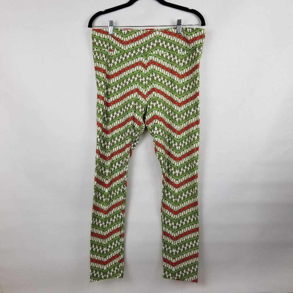 LuLaRoe Leggings Size Tall & Curvy Green/Frogs
